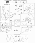 Camshaft Crankcase Cover Crankshaft Cylinder Lubrication Piston Group Diagram and Parts List for 122232-0152-E8  Briggs and Stratton Engine
